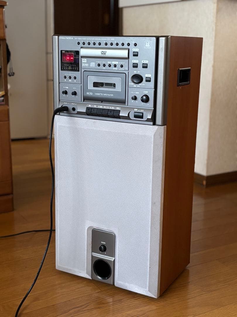 COLUMBIA カラオケシステム CDV-1000 マイク付き