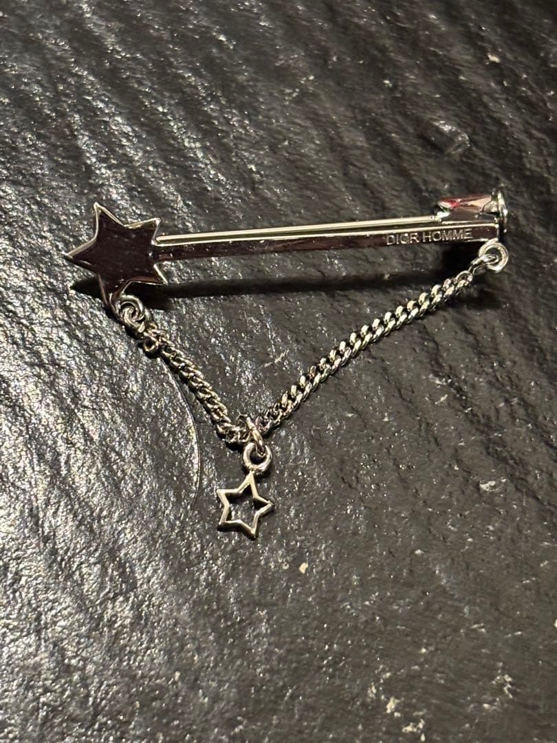 ディオールオム エディスリマン 2006AW シューティングスターピンブローチ