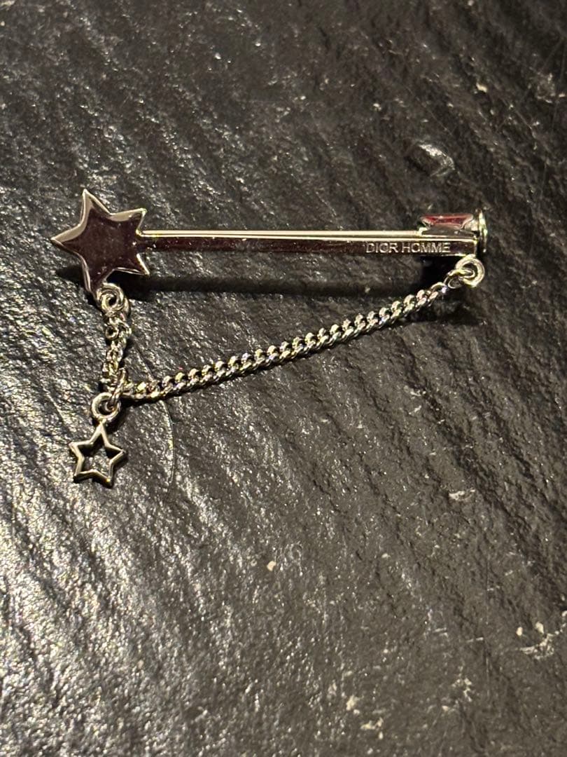 ディオールオム エディスリマン 2006AW シューティングスターピンブローチ