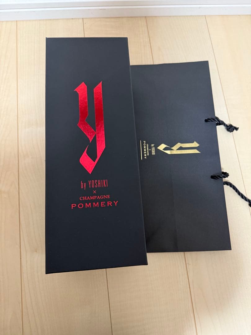 ワイ・バイ・ヨシキ×シャンパーニュ ポメリー ブリュット ロゼ　※箱に汚れ有