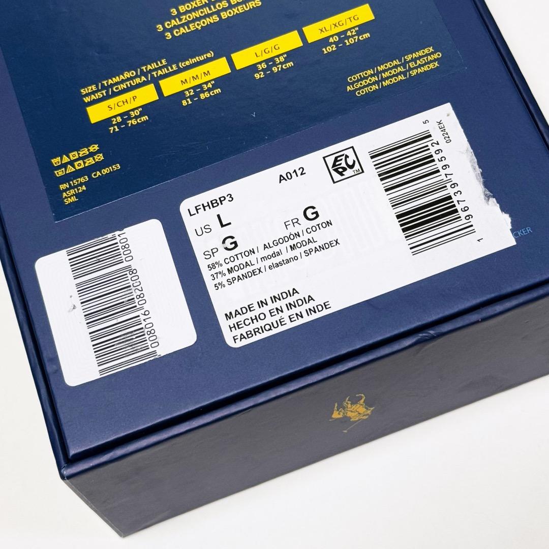 ■ポロラルフローレン ポロベアーボクサートランクス3点セットL新品A■