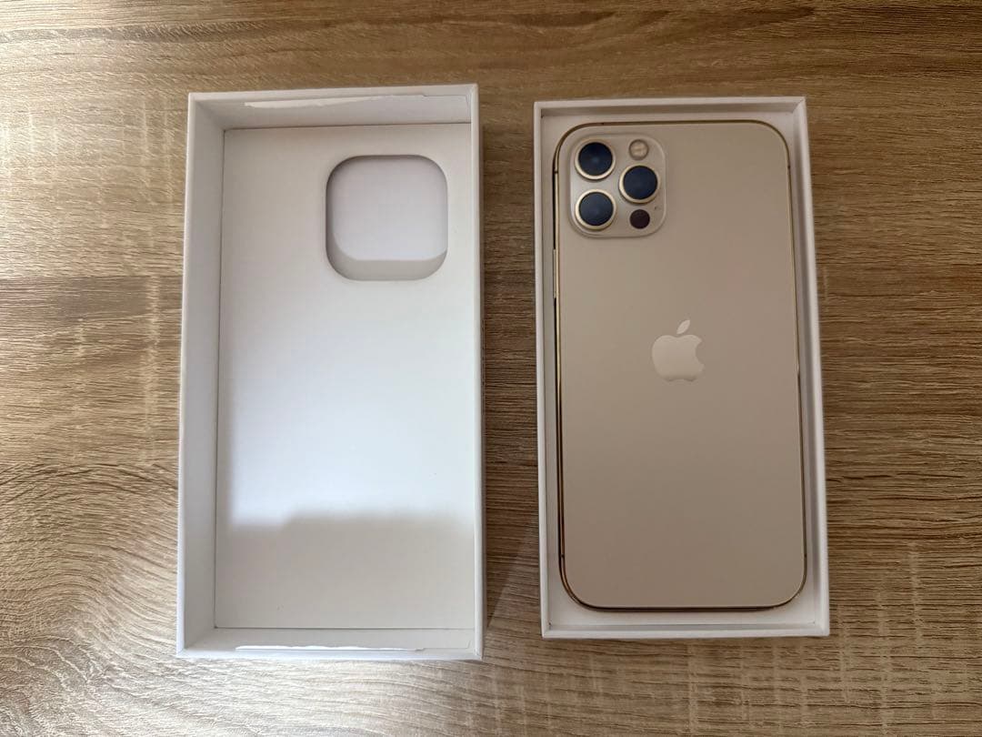 【美品】iPhone12pro ゴールド 箱付き 128GB