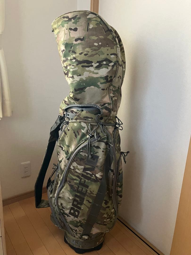 限定品BRIEFING カモフラキャディバッグCR-5#01 (送料無料)