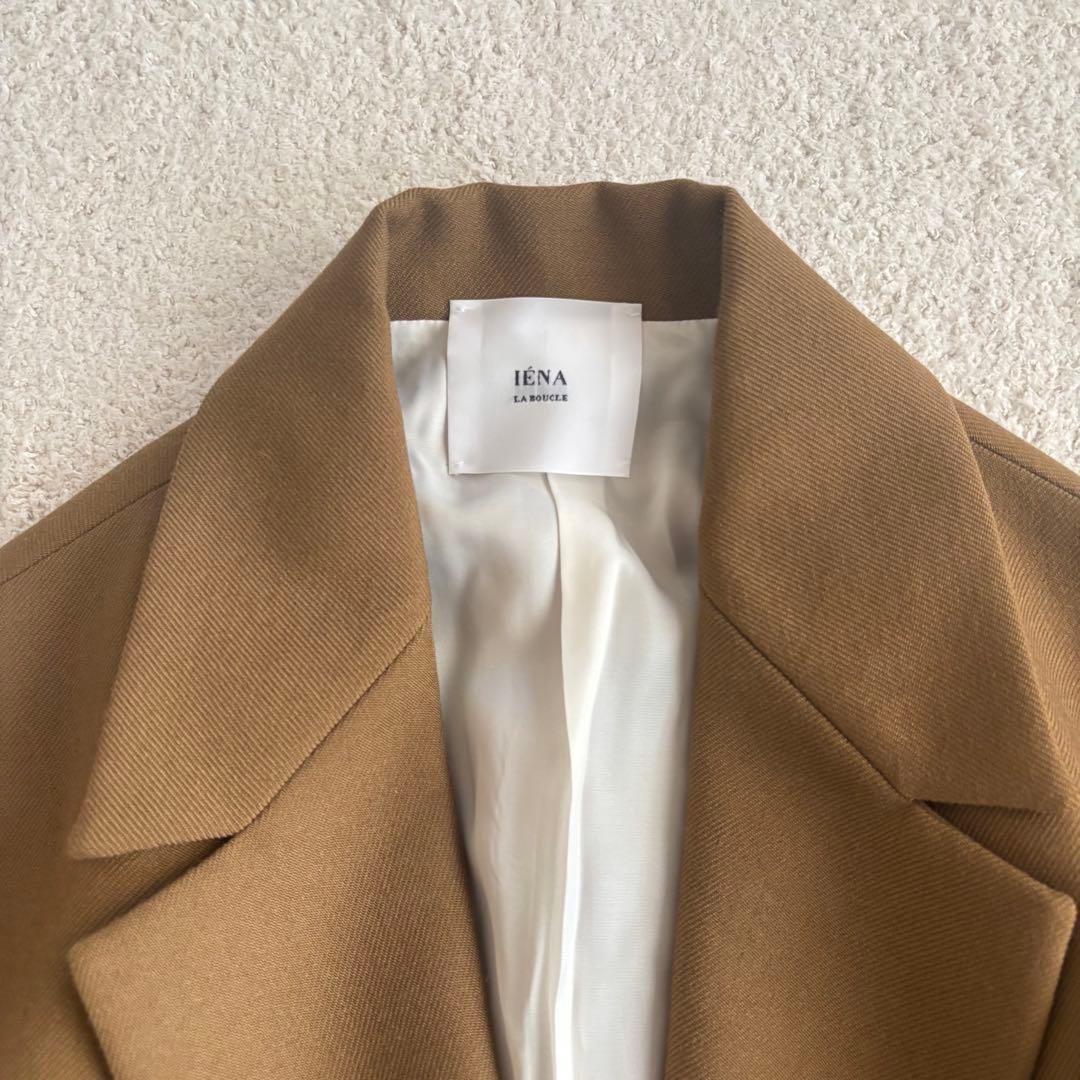 IENA LA BOUCLE 強撚サージテーラードジャケット　24AW