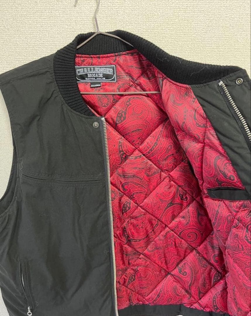 challenger brigade ダウンベストXL ダービージャケット