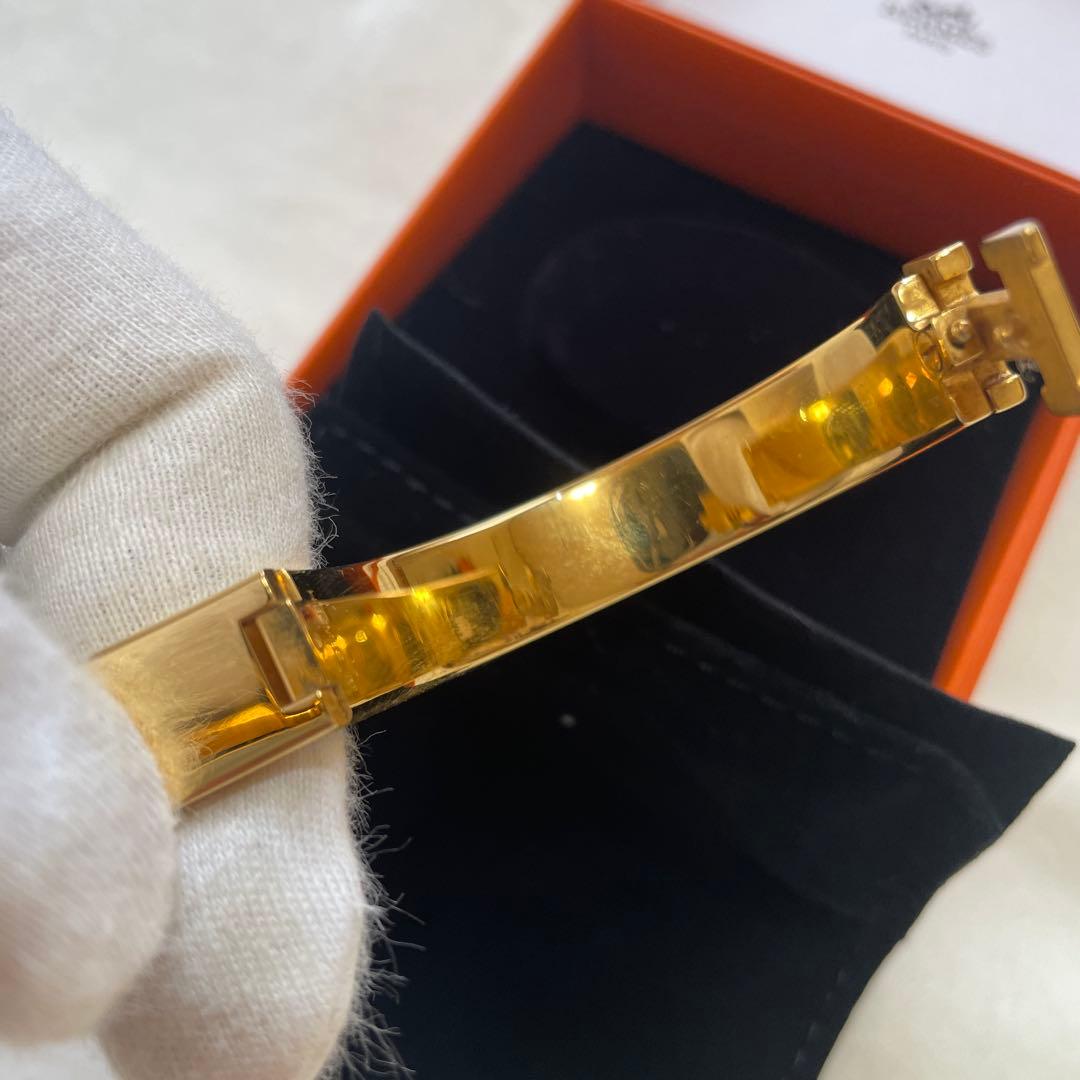 エルメス H型オレンジバングル