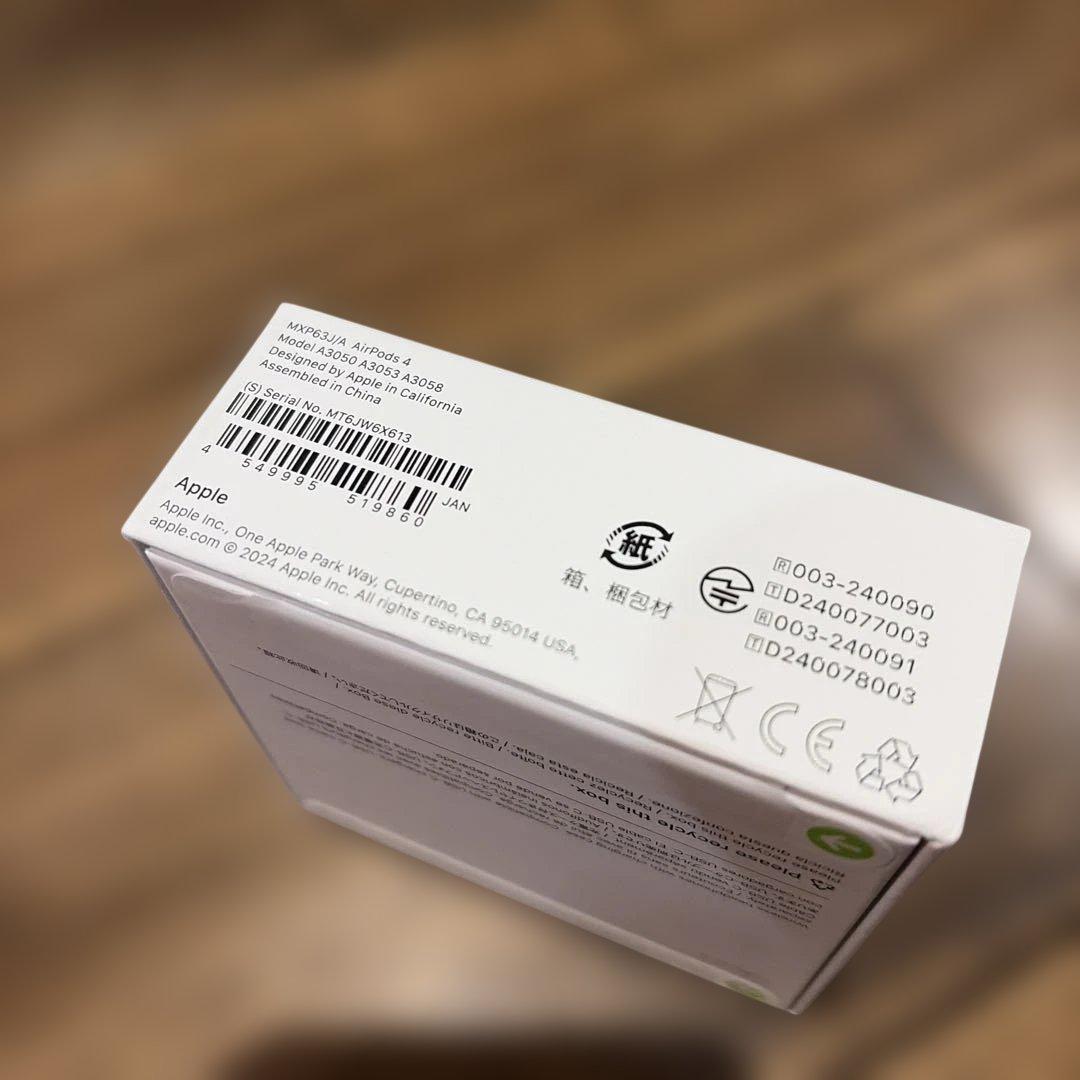 ［新品、未使用、未開封］AirPods4
