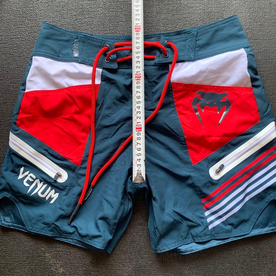 VENUM ヴェヌム ヴェナム サーフパンツ カーゴパンツ 紺×赤 Mサイズ相当