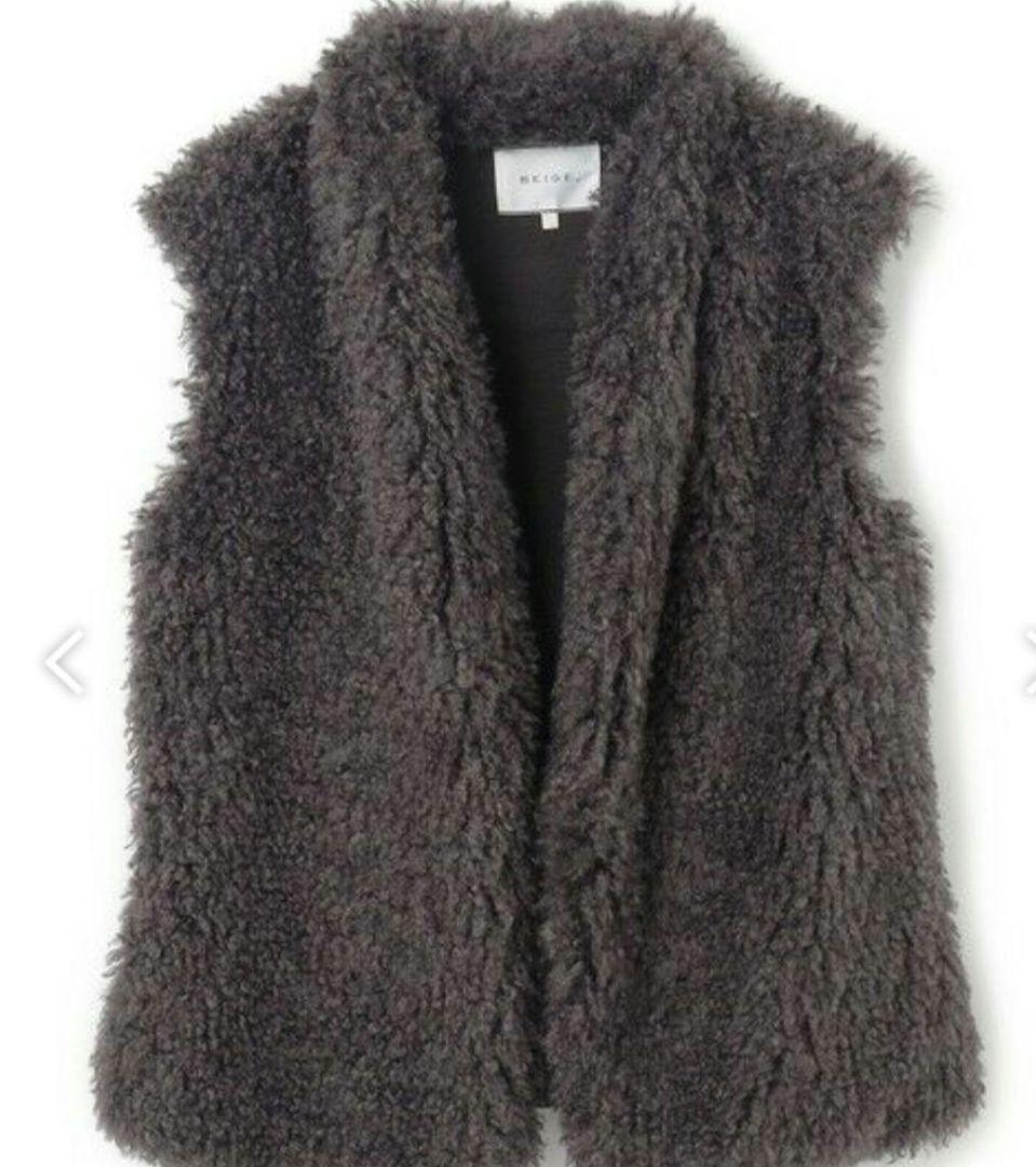 BEIGE PUY / フェイクファーベスト