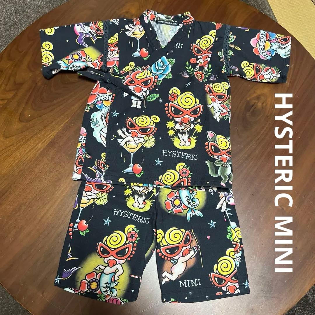 HYSTERIC MINI 甚平 カラフルキャラクター柄