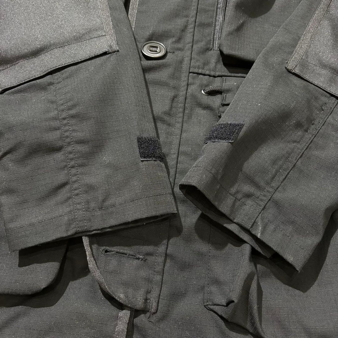 【極美品】イギリス軍型 リップストップ スモックパーカー 黒 SAS