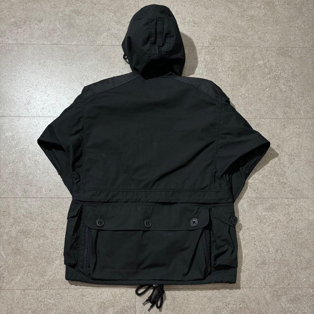 【極美品】イギリス軍型 リップストップ スモックパーカー 黒 SAS