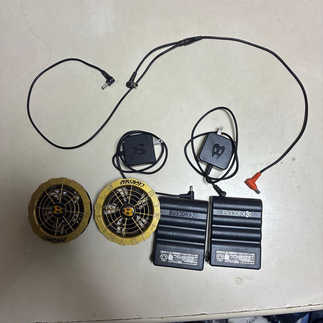 バートル 22V バッテリー＆ファンセット AC08/AC08-1【動作確認済】