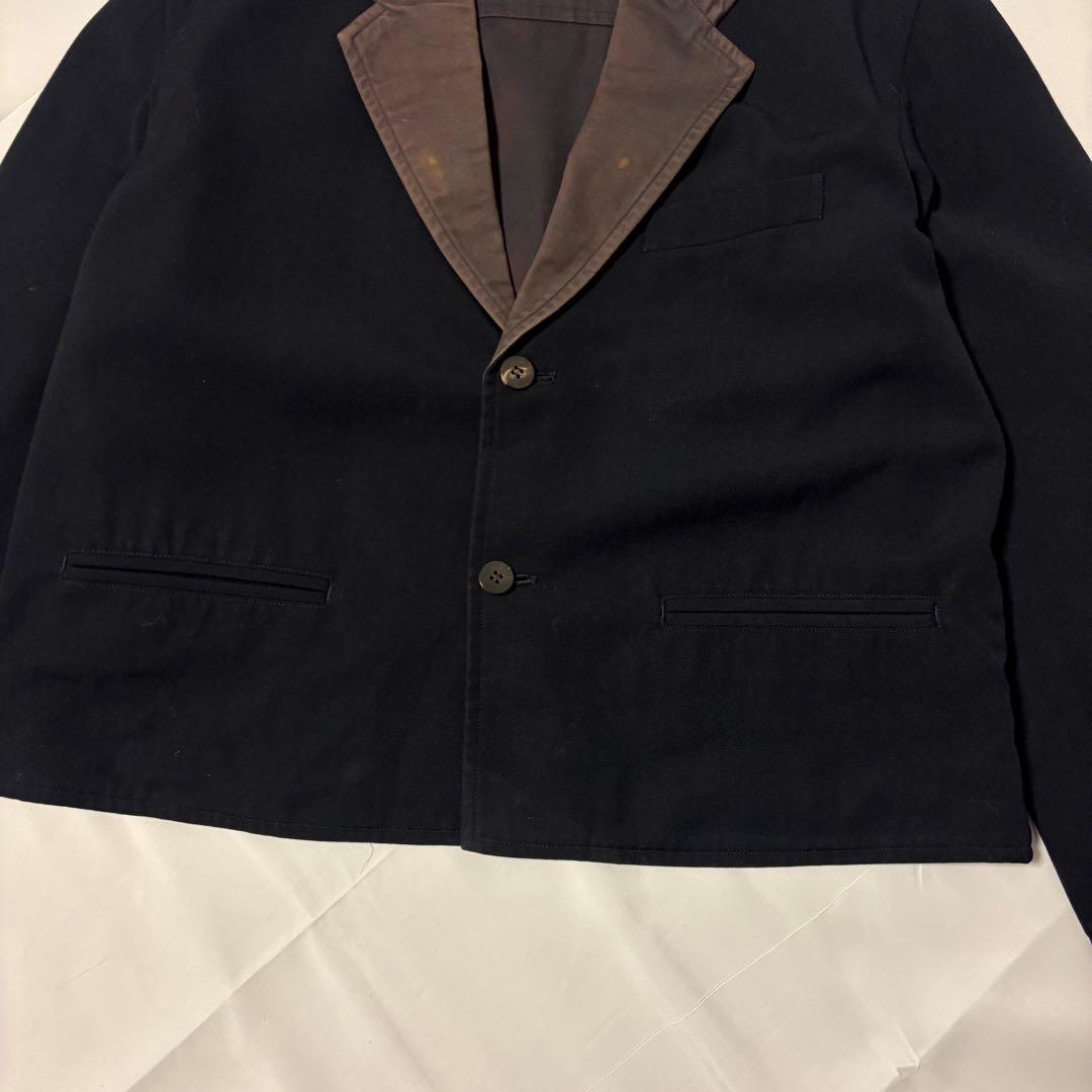 COMME des GARÇONS リバーシブル　テーラードジャケット ネイビー