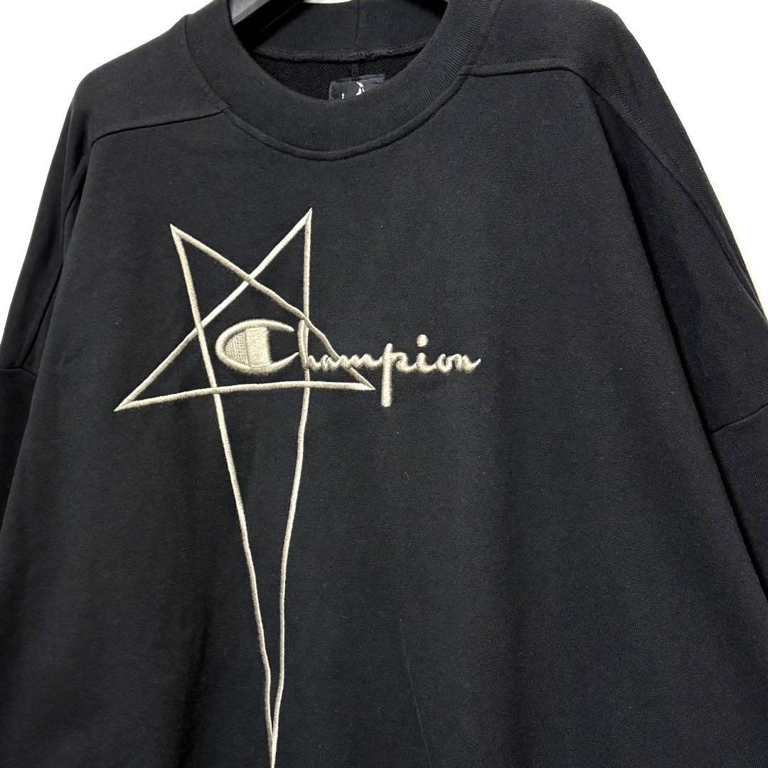 新品 RICK OWENS CHAMPION PULLOVER SWEAT S