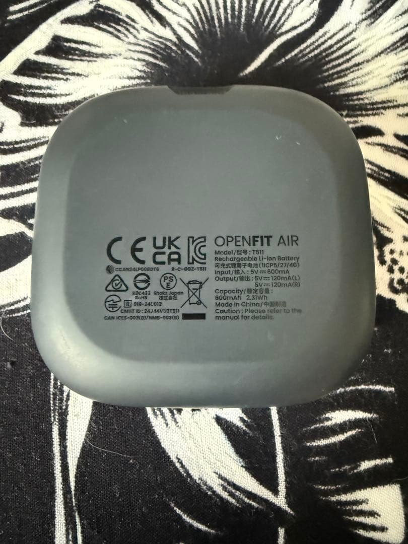 Shokz OpenFit Air オープンイヤー イヤホン ワイヤレスイヤホン