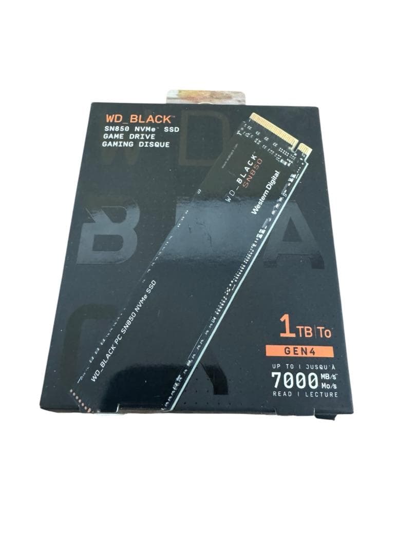 WD_BLACK SN850 1TB NVMe SSD Gen4 未開封
