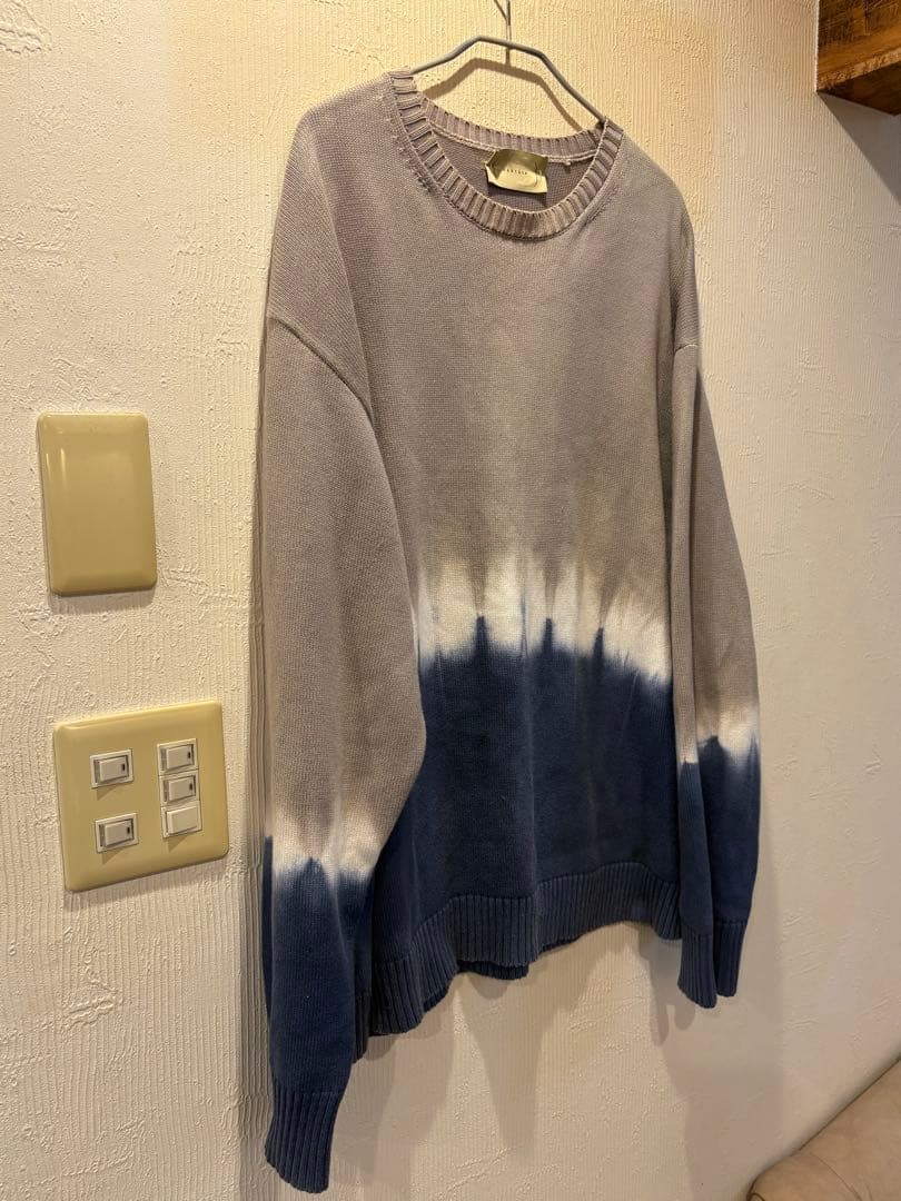 トップス cantate Suvin Gold Tie-Dye Knit