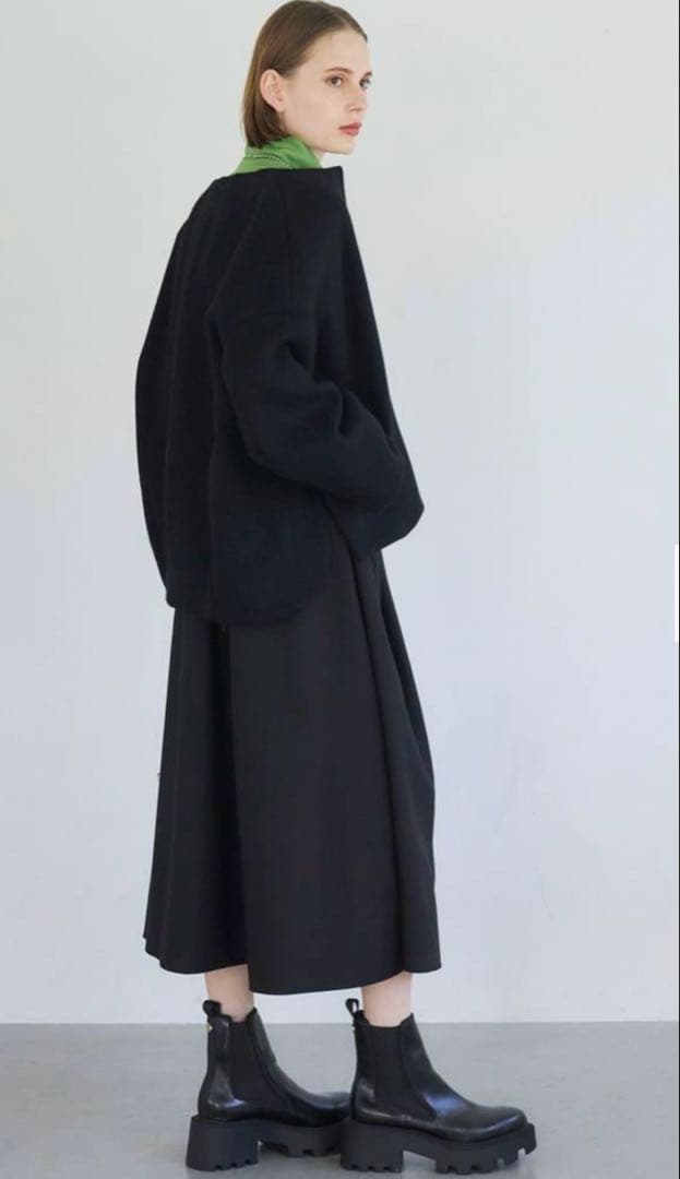 ELENDEEKウールコート ブラック