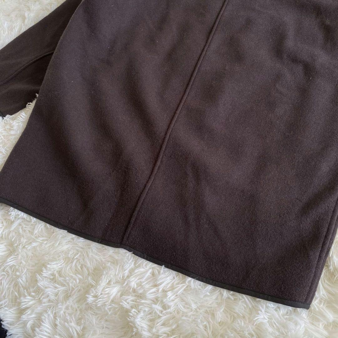 ガリャルダガランテ　リバーハーフコート　ブラウン　ガウンコート　パイピング　F