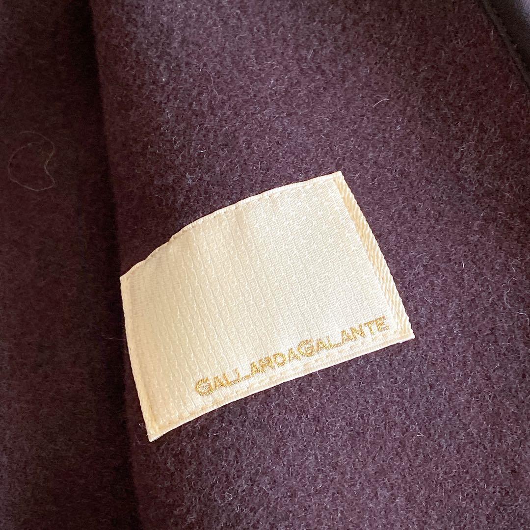 ガリャルダガランテ　リバーハーフコート　ブラウン　ガウンコート　パイピング　F