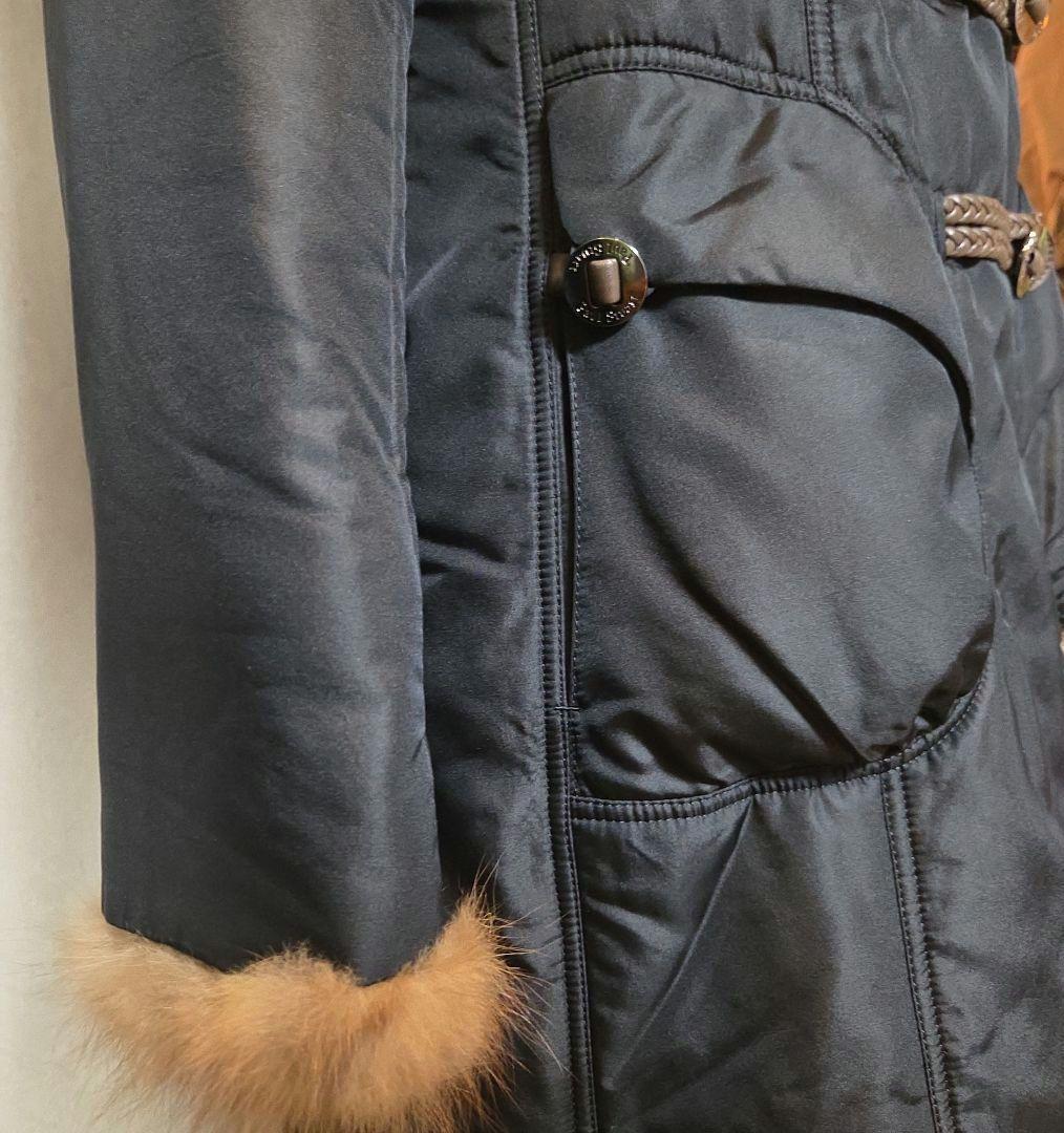 お値下げ❗ポールスチュアート セーブルファー付き中綿入りロングコート