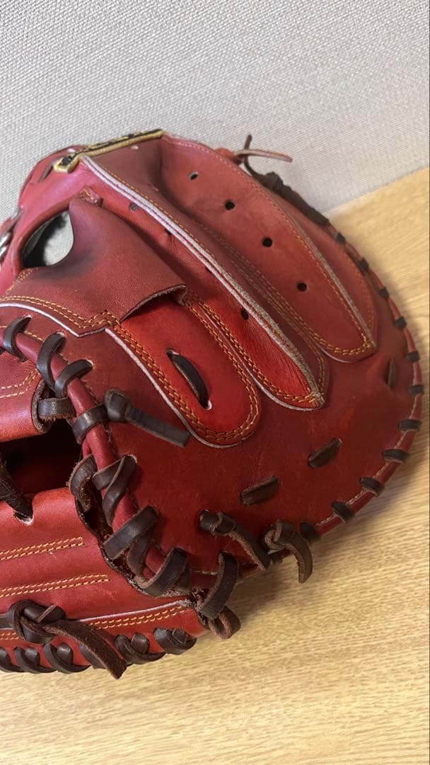 n*s様 ZETT プロステイタス 硬式グローブ 赤