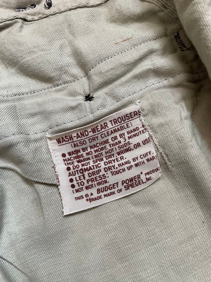 m*m様 60s ブラックレーヨンギャバ スラックス rayon gabardi