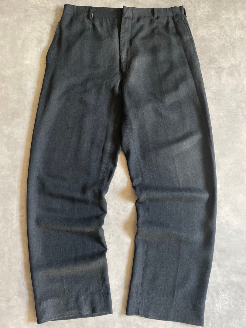m*m様 60s ブラックレーヨンギャバ スラックス rayon gabardi