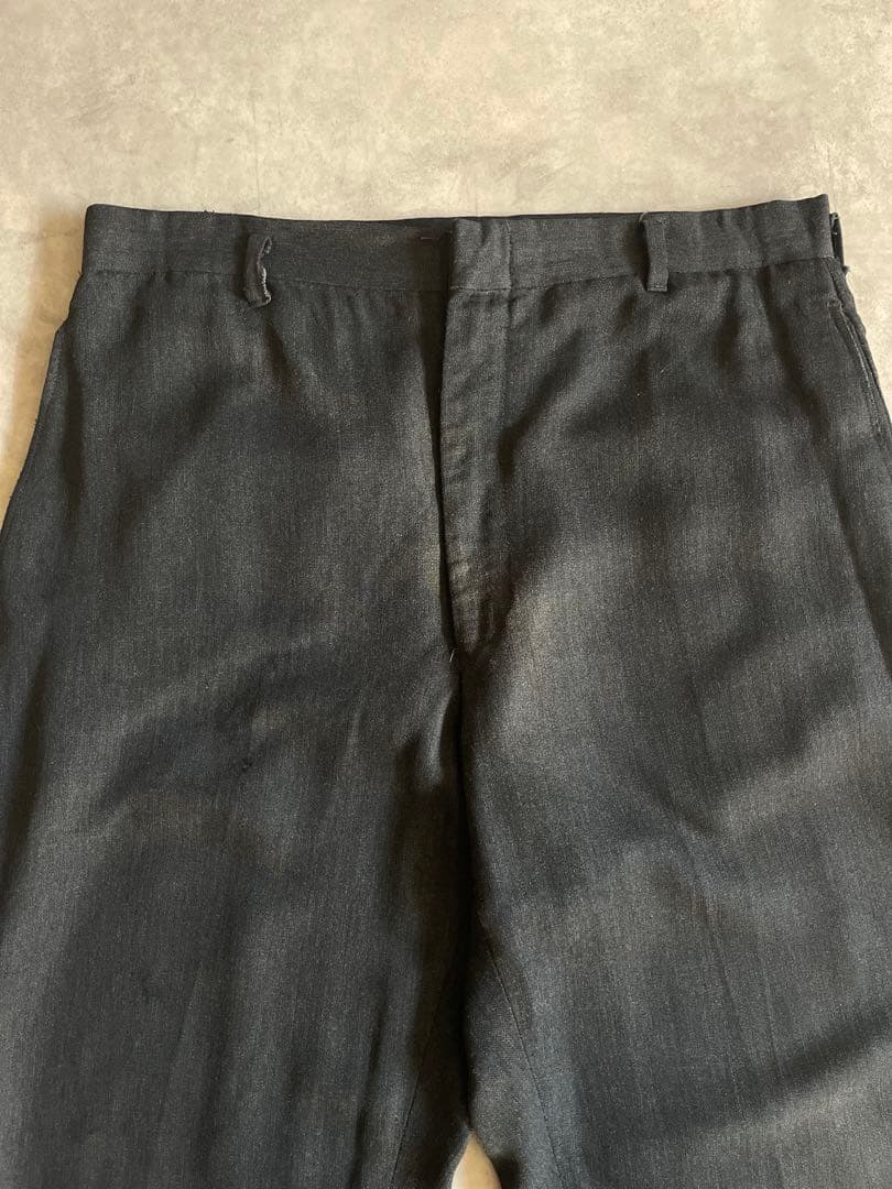 m*m様 60s ブラックレーヨンギャバ スラックス rayon gabardi