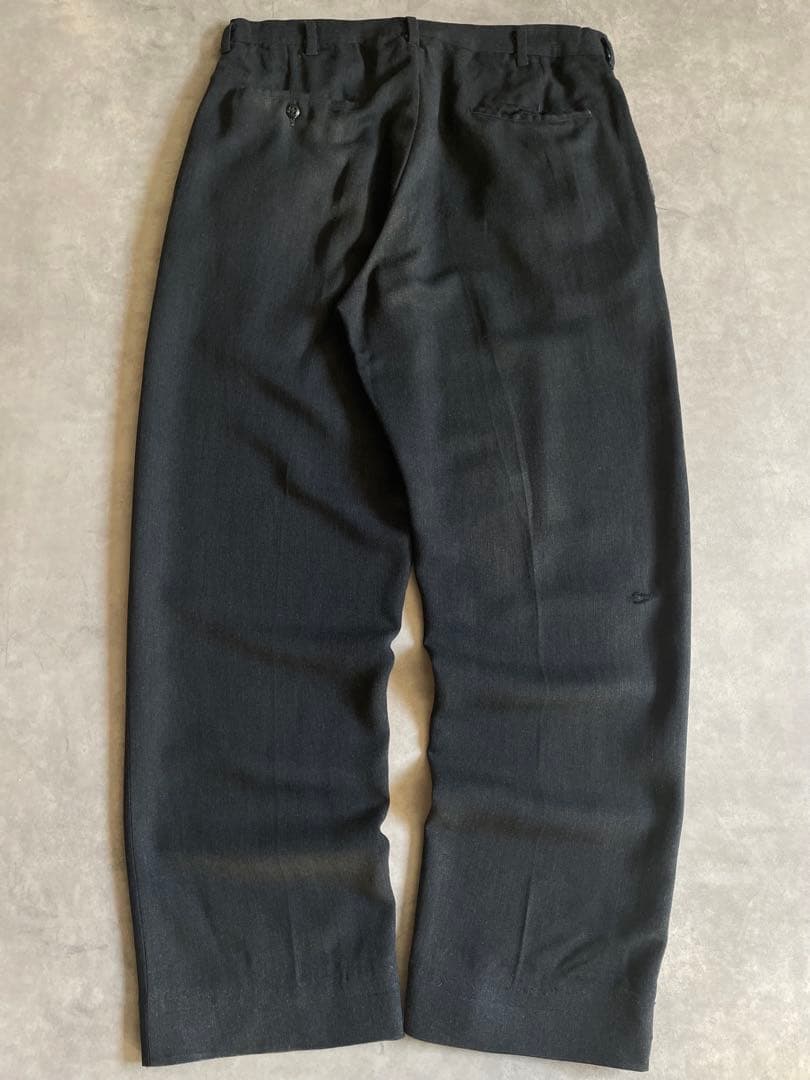 m*m様 60s ブラックレーヨンギャバ スラックス rayon gabardi