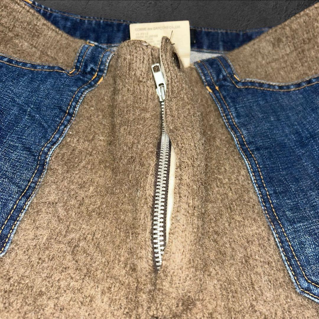 激レアCOMME des GARÇONS デニム×ウール 切替ショーツ 日本製