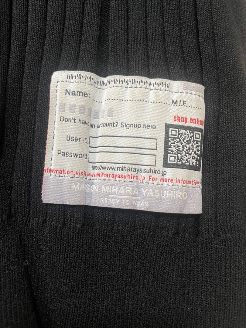 Masion MIHARA YASUHIRO 2023ss ニット ポロシャツ