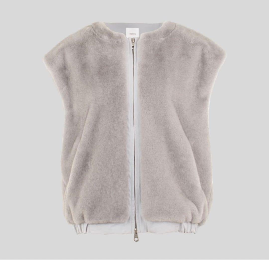 新品YONFA ヨンファ HAPPYBAG限定商品ファーベスト　タグ付き