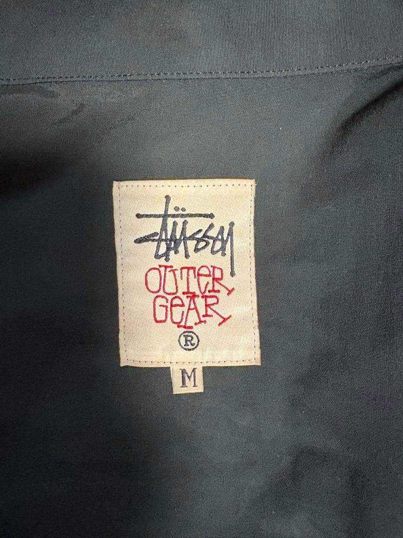 オールドStussy OUTER GEAR ブラックカバーオール Mサイズ