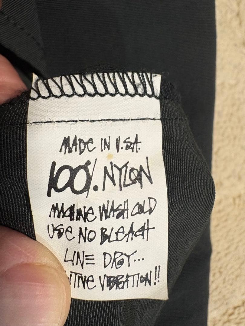 オールドStussy OUTER GEAR ブラックカバーオール Mサイズ