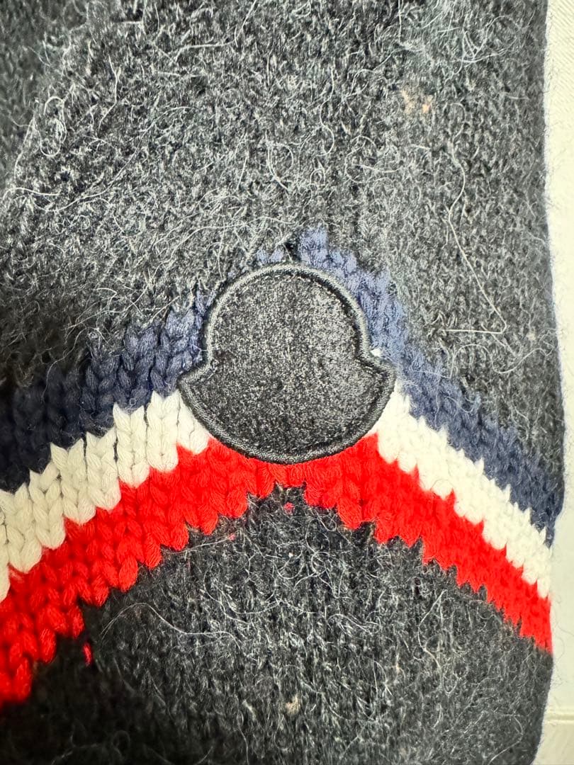 MONCLER MAGLIONE TRICOT GIROCOLLO/XL/ウール