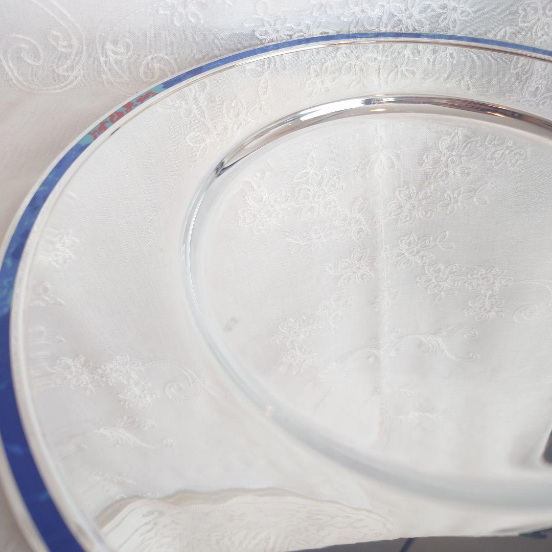 クリストフル　タリスマン　七宝　チャージャープレート　プレイスプレート　トレイ