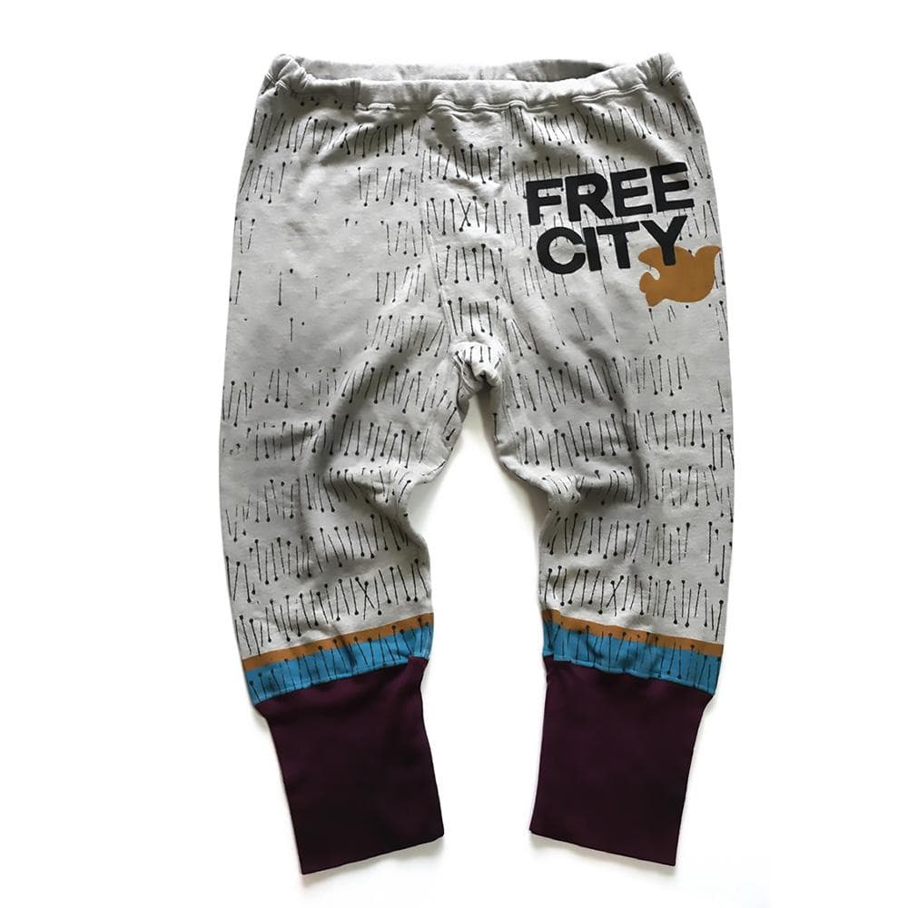 新品 フリーシティー FREE CITY USA製 ロゴスウェットパンツ XL
