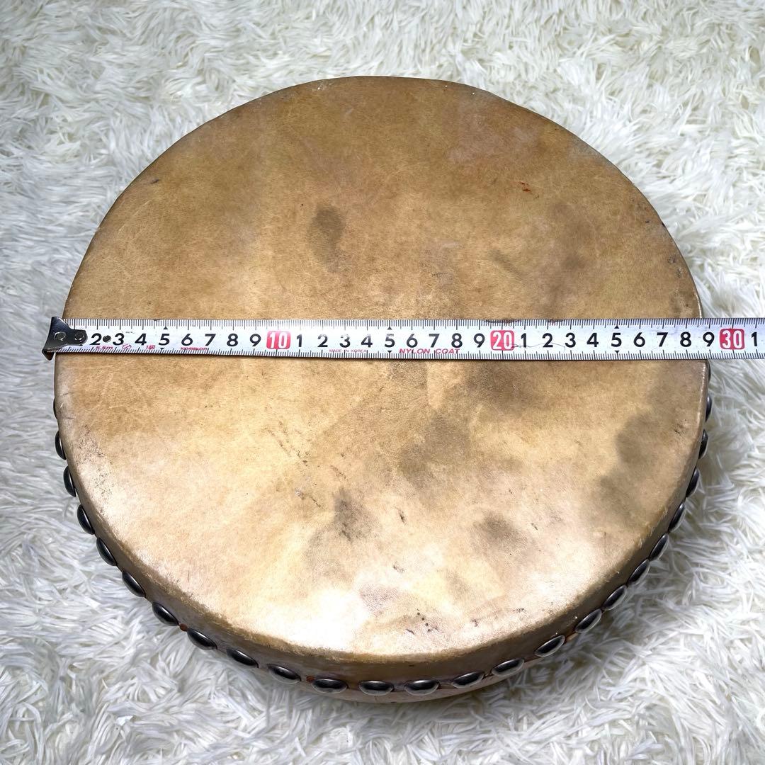 【最終値引き】和太鼓 木製　バチ付き