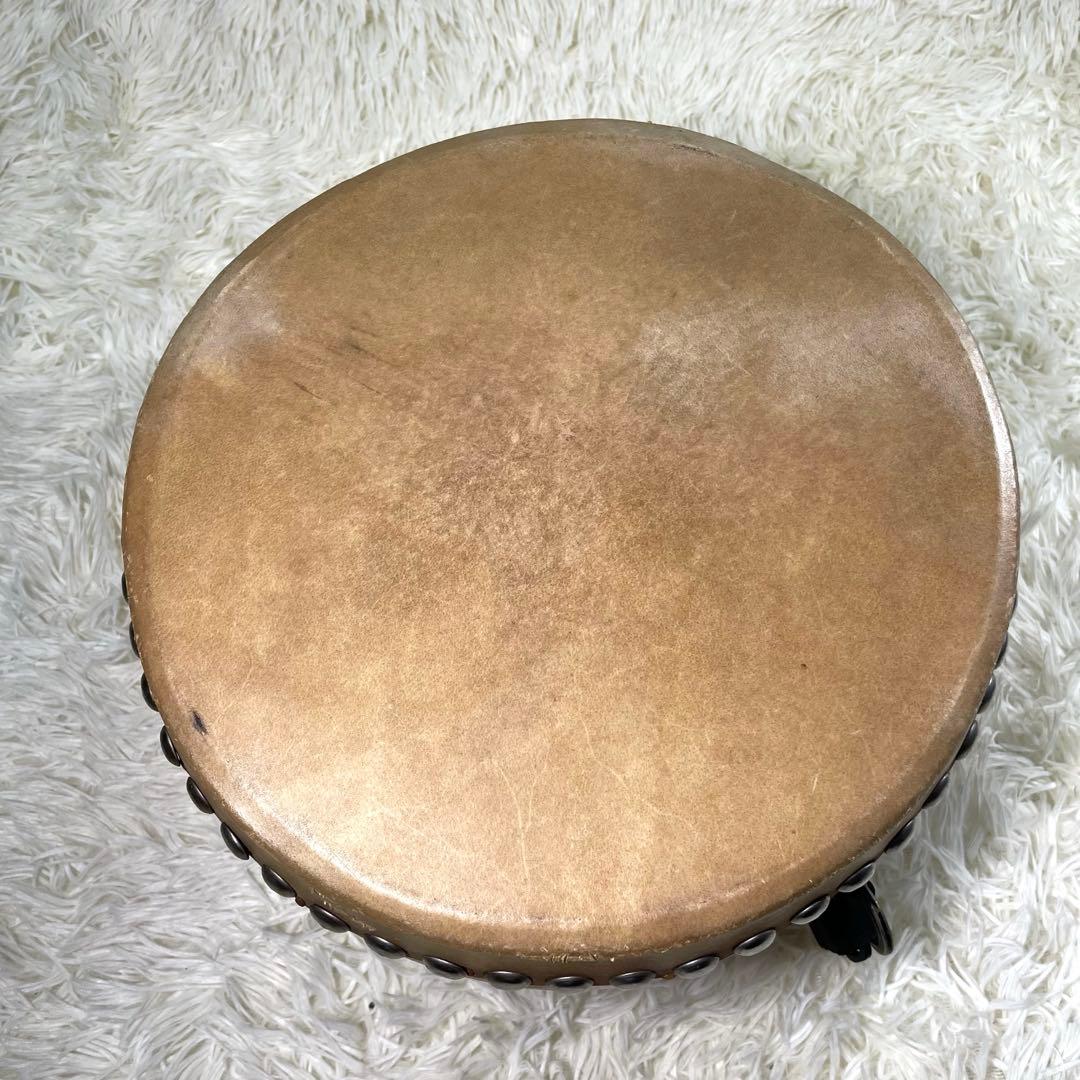 【最終値引き】和太鼓 木製　バチ付き