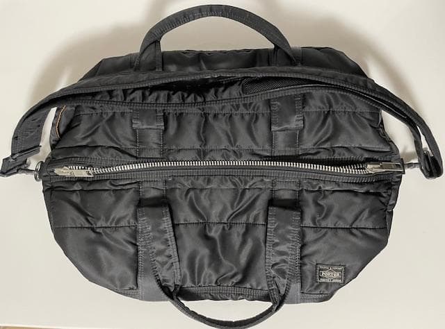 PORTER　タンカー　ボストン　ドラムバッグ　ブラック　2way