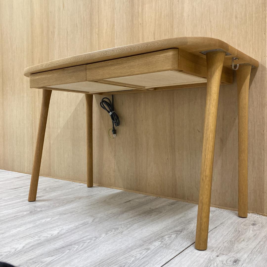 【飛騨産業】HIDA キツツキ　コブリナ　デスク　学習机　オーク