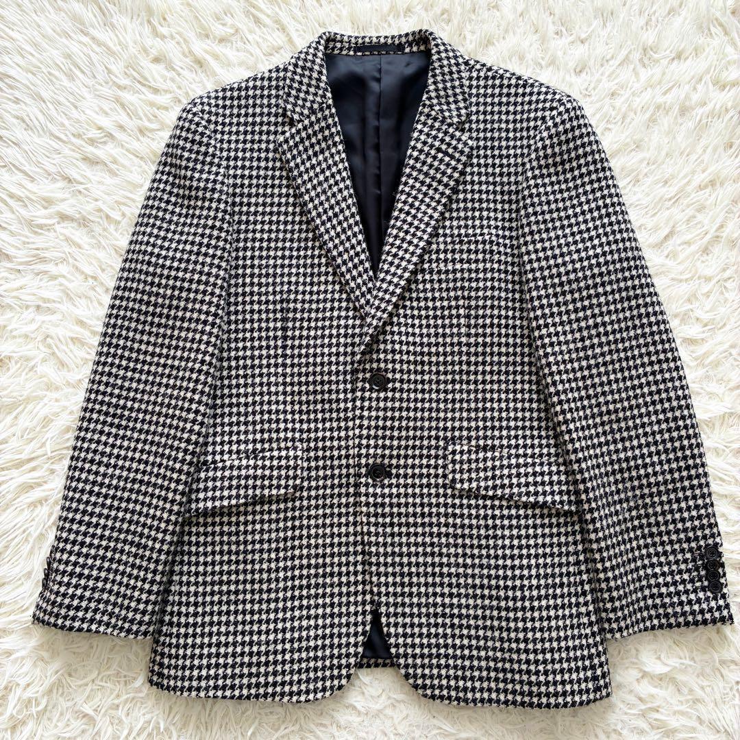【希少✨千鳥格子柄／美品✨】ハリスツイード×Le Chic テーラードジャケット
