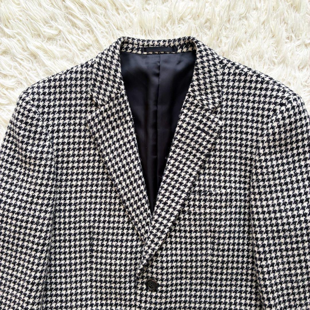 【希少✨千鳥格子柄／美品✨】ハリスツイード×Le Chic テーラードジャケット