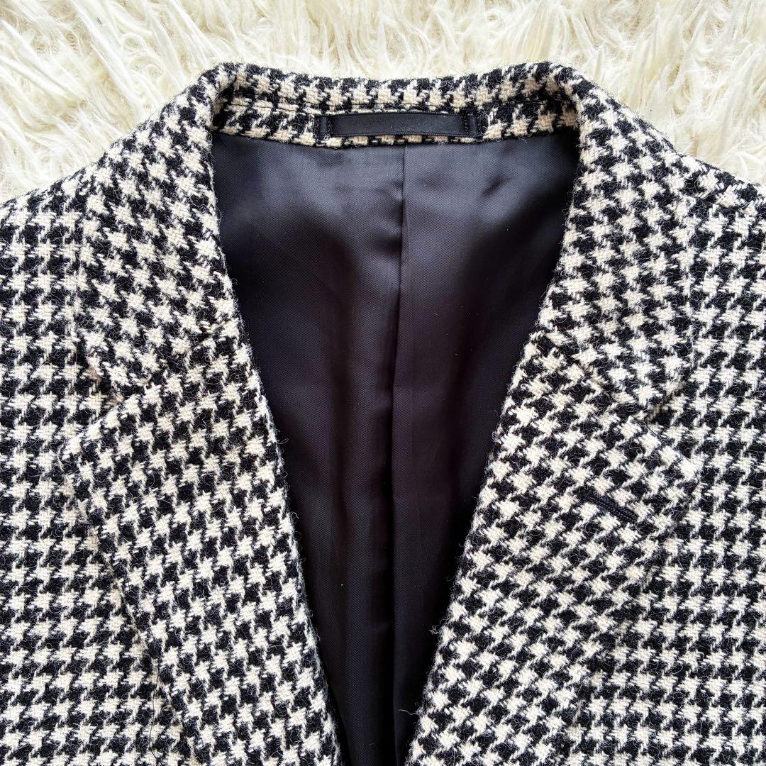 【希少✨千鳥格子柄／美品✨】ハリスツイード×Le Chic テーラードジャケット