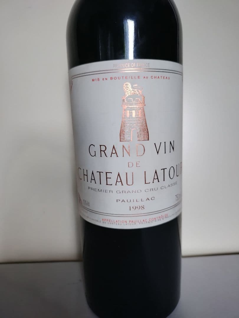 シャトーラトゥール1998 750ml 未開栓
