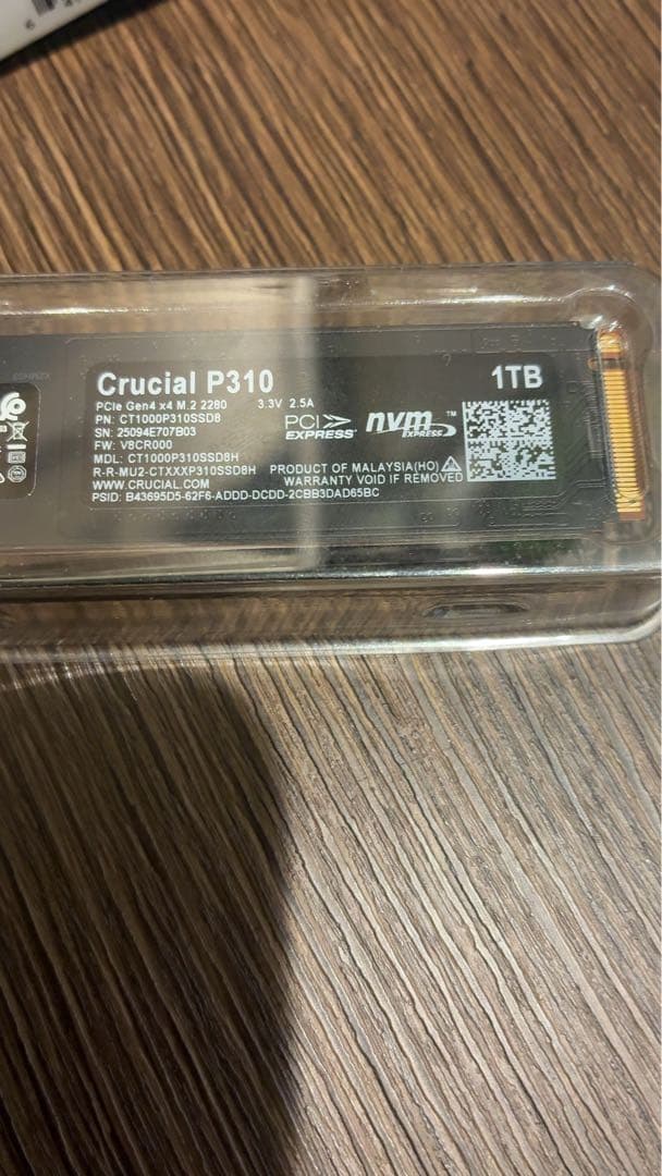 内蔵型SSD Crucial P310 1TB M.2 SSD