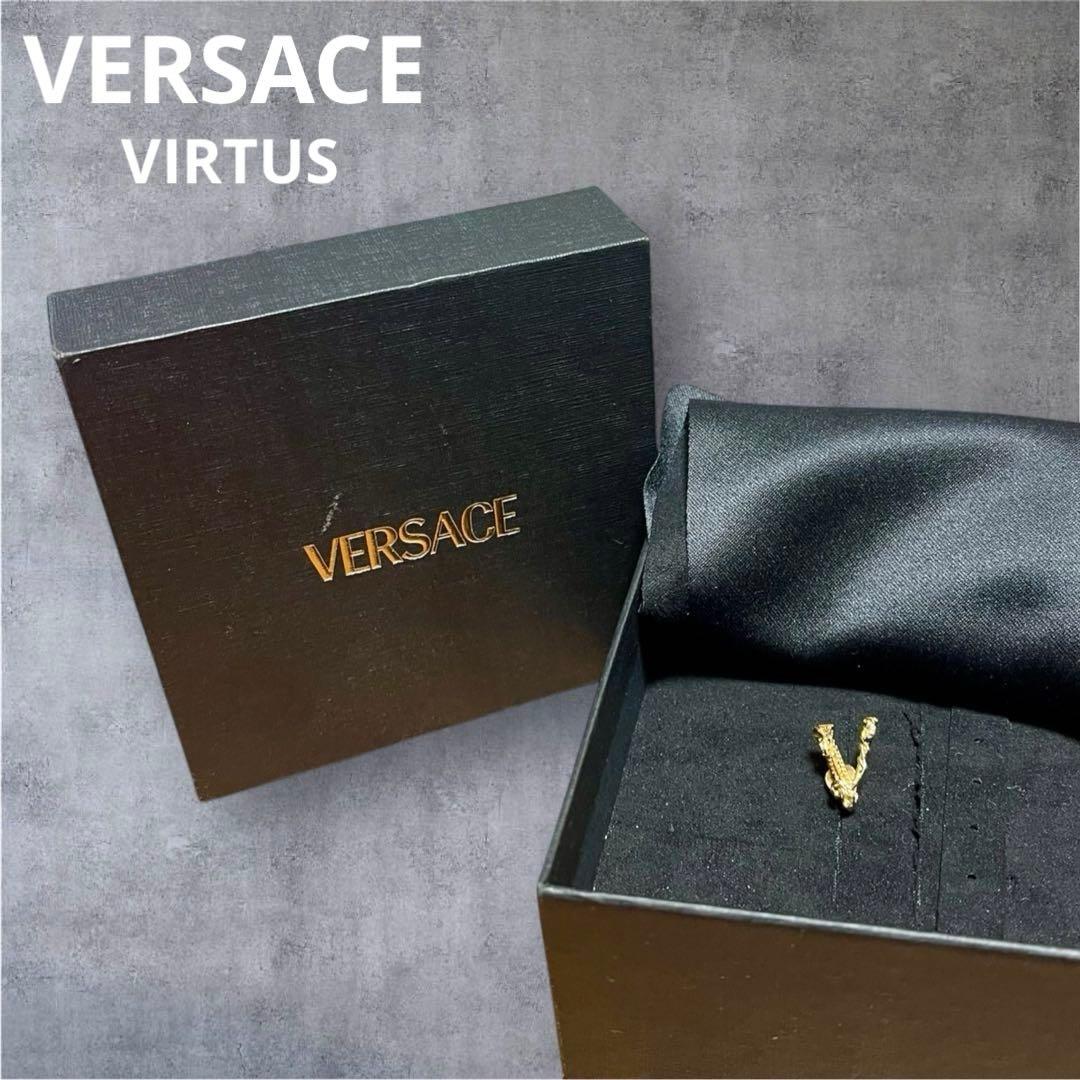 ベルサーチ ヴィルトゥス VERSACE VIRTUS ピアス ゴールド 片耳
