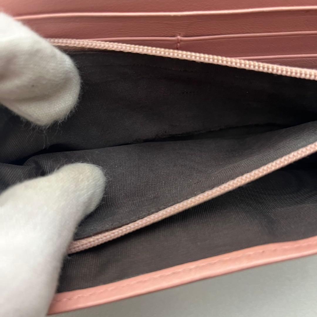 GUCCIグッチ 長財布 オーガナイザー マイクロシマ GG レザー0206-⑤